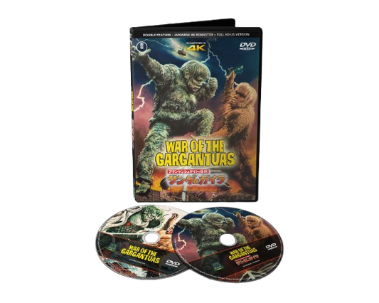 WAR OF THE GARGANTUAS (1966) - JAPANESE 4K REMASTER + FULL HD UPA VERSION - 2 DVD DISCS
