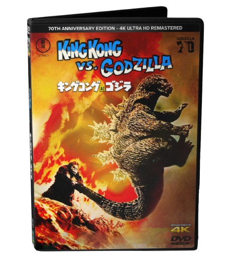 KING KONG VS. GODZILLA (1962) - JAPANESE VERSION - ENG SUBS - 2025 4K Remaster - DVD