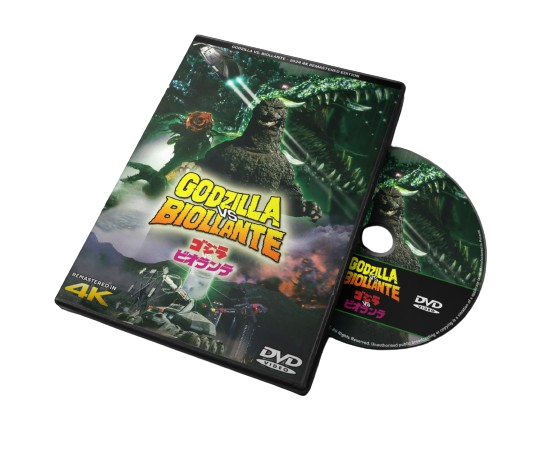 GODZILLA VS. BIOLLANTE - 2024 NEW 4K REMASTER - 1989 - DVD