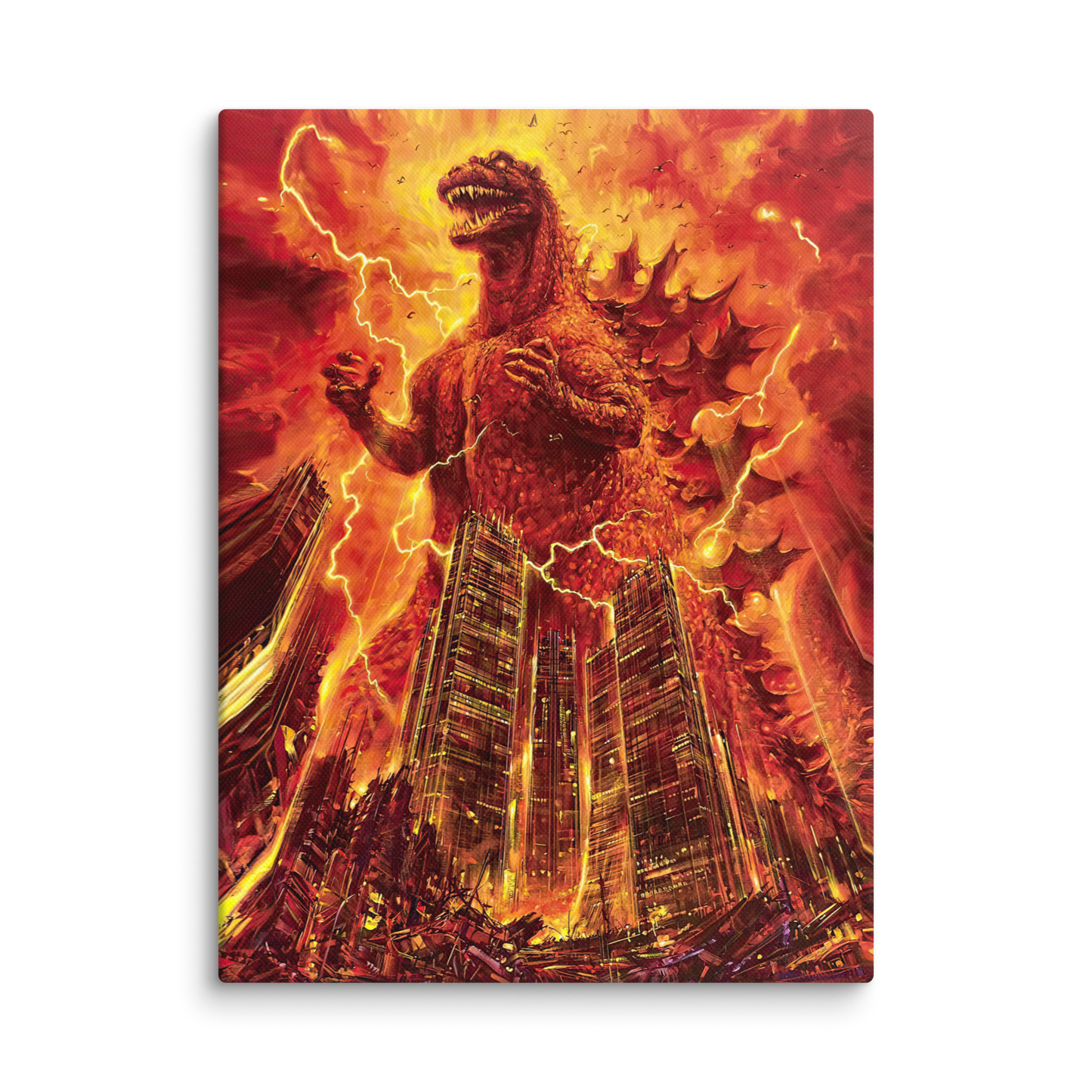 Godzilla (1984) Canvas Print 02