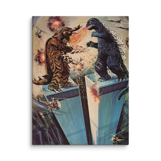 Godzilla vs. Megalon (1973) Canvas Print