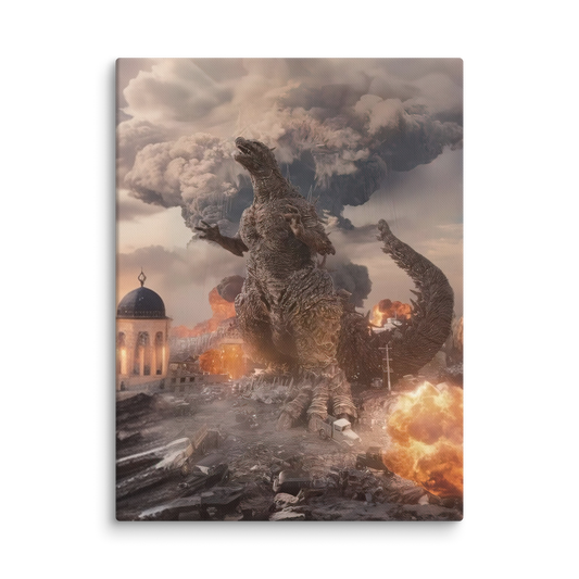 Godzilla Minus One (2023) Canvas Print 05