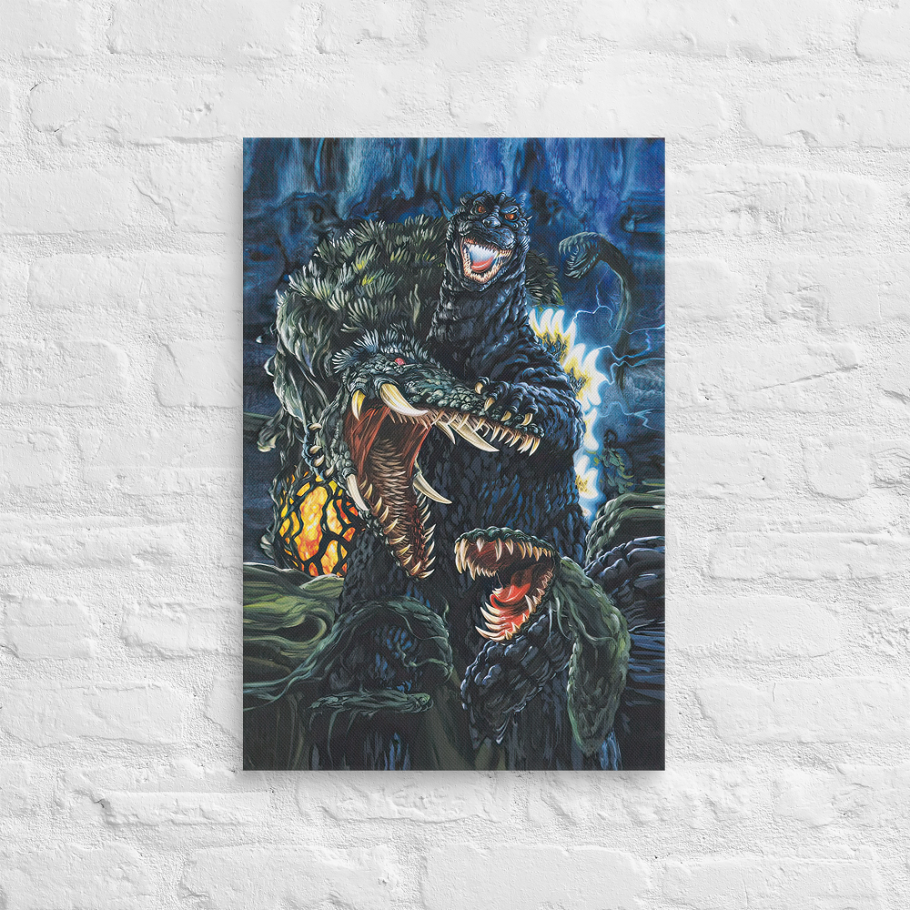 Godzilla vs. Biollante (1989) Canvas Print 02