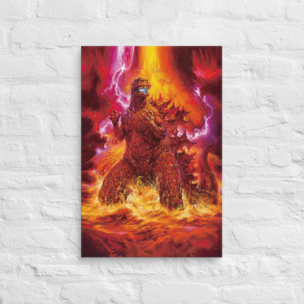 Godzilla (1984) Canvas Print 01