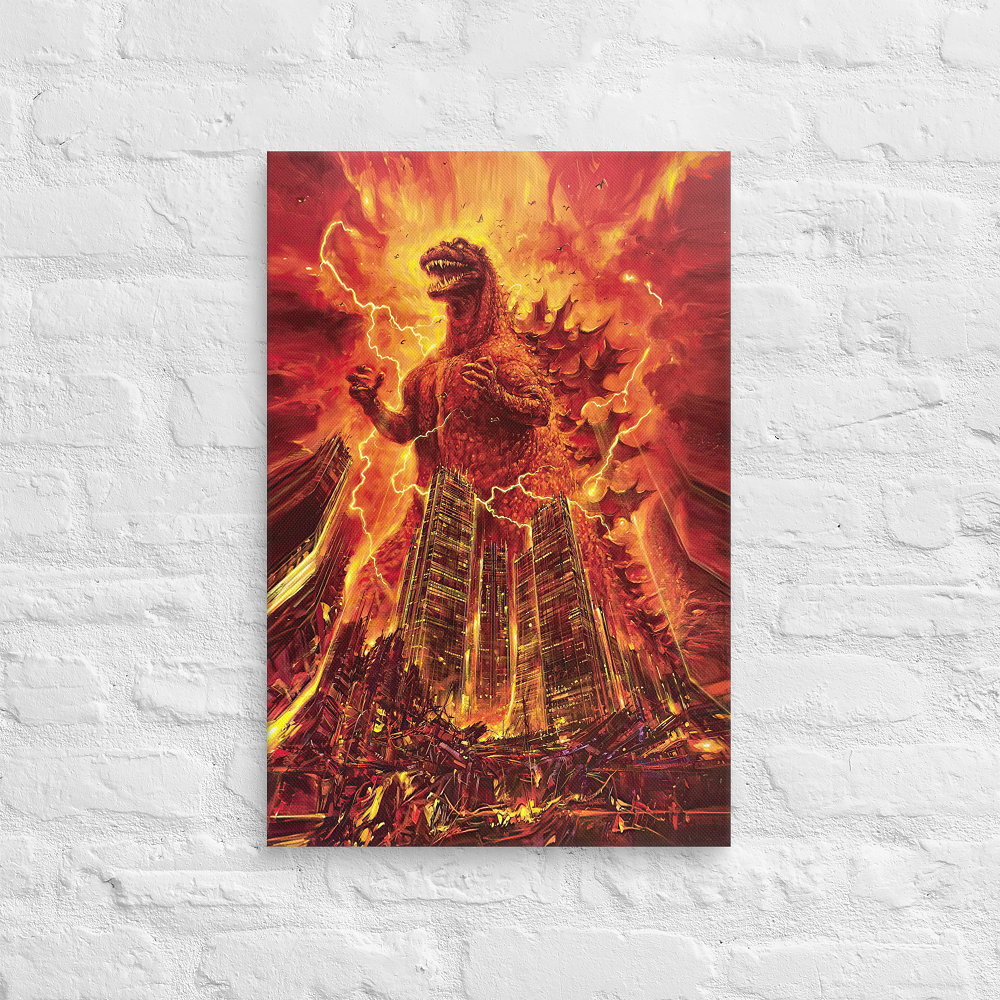 Godzilla (1984) Canvas Print 02