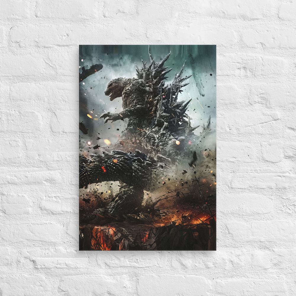 Godzilla Minus One (2023) Canvas Print 03