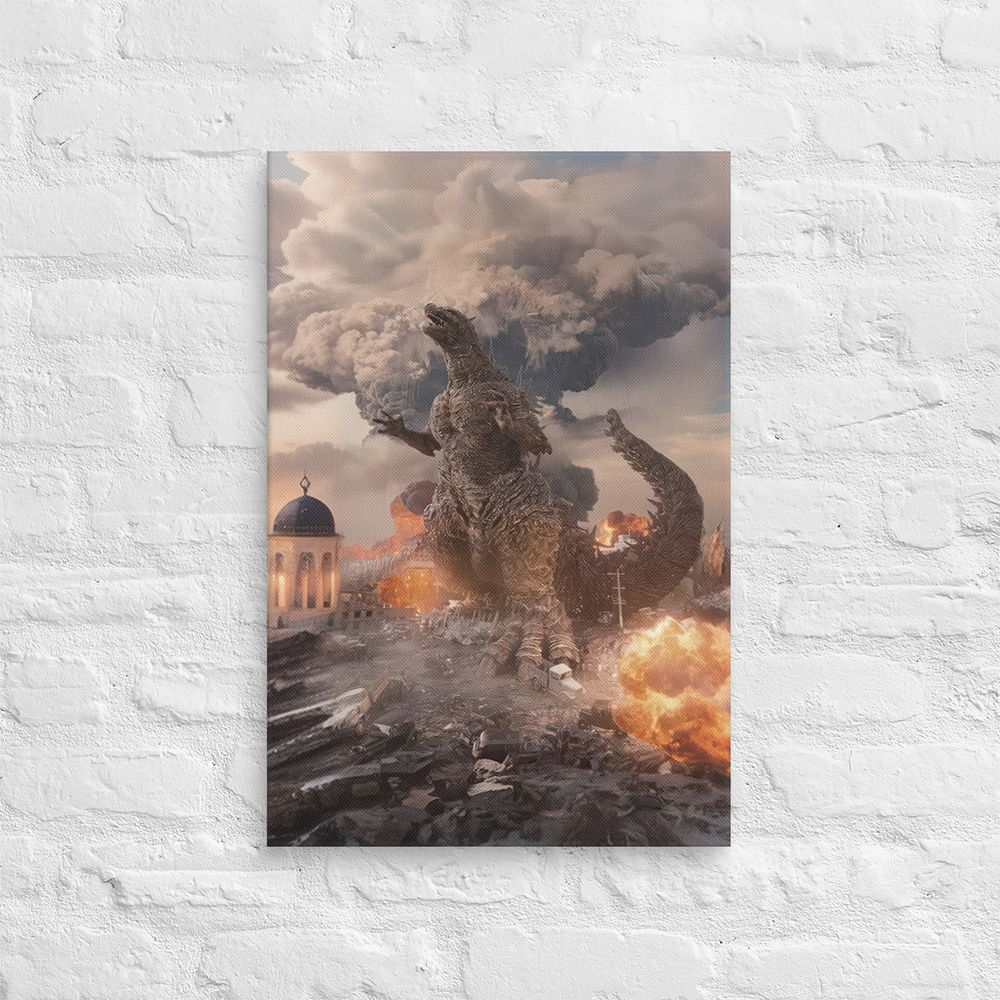 Godzilla Minus One (2023) Canvas Print 05