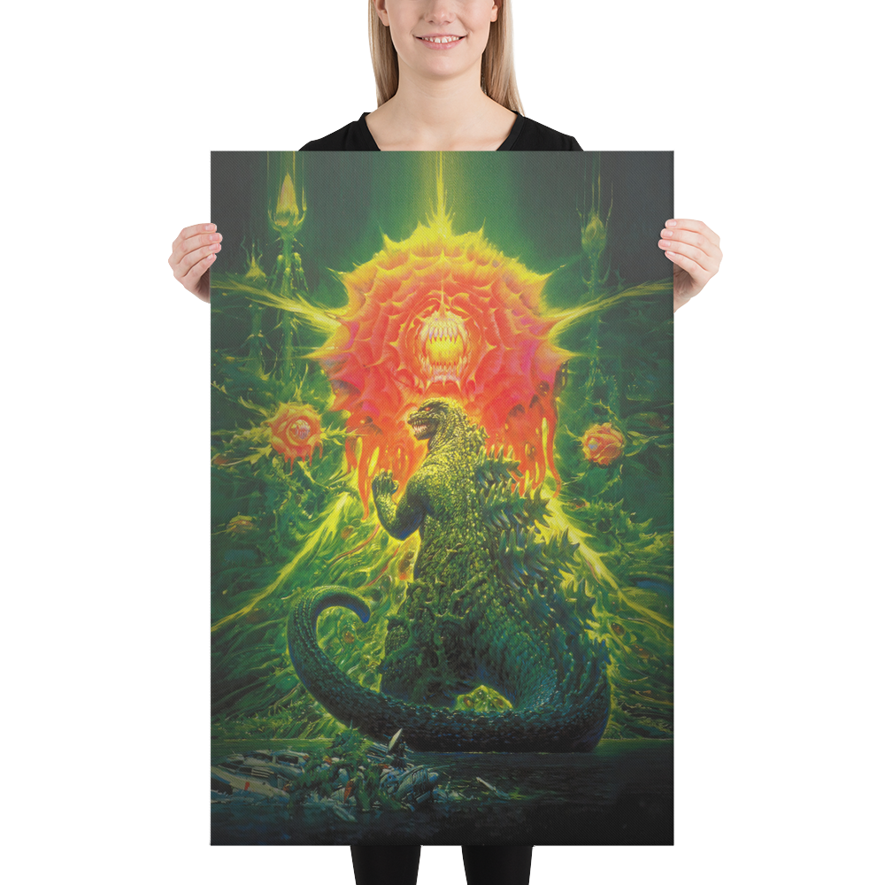 Godzilla vs. Biollante (1989) Canvas Print 01