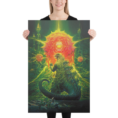 Godzilla vs. Biollante (1989) Canvas Print 01