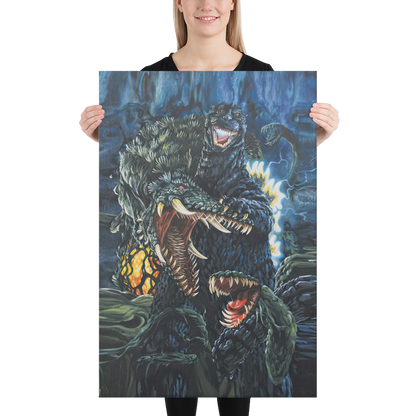 Godzilla vs. Biollante (1989) Canvas Print 02