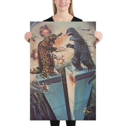 Godzilla vs. Megalon (1973) Canvas Print