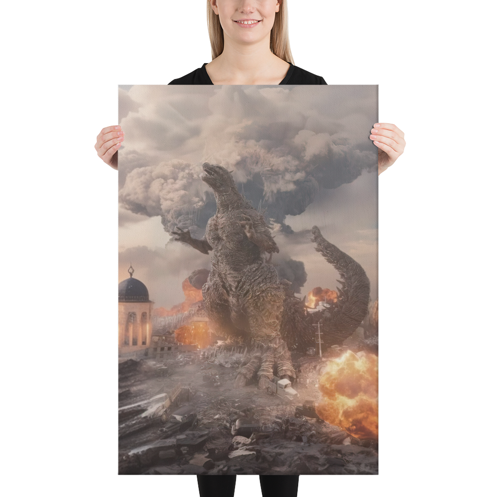 Godzilla Minus One (2023) Canvas Print 05