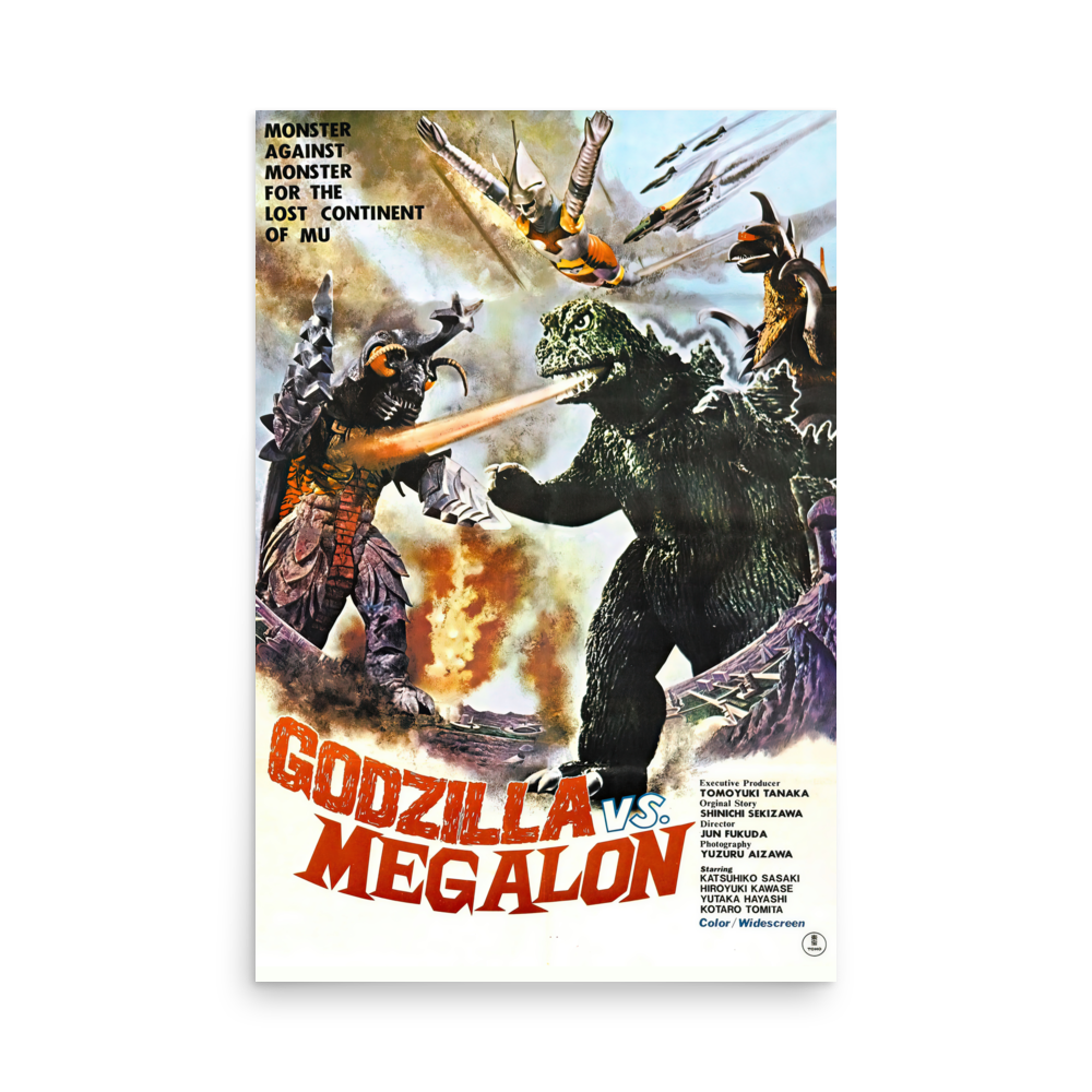 Godzilla vs. Megalon (1973) US Poster 01