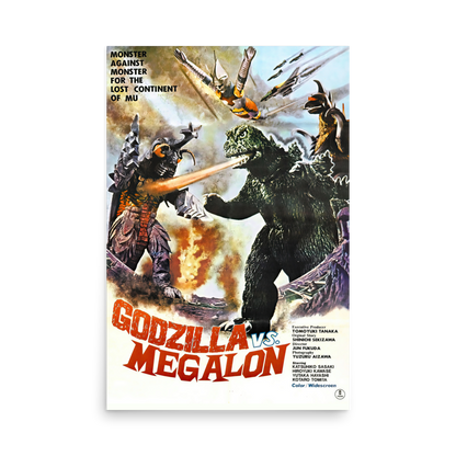 Godzilla vs. Megalon (1973) US Poster 01