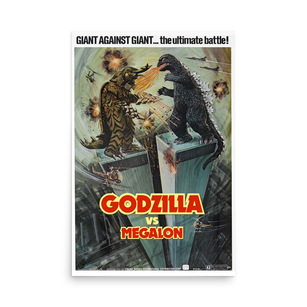 Godzilla vs. Megalon (1973) US Poster 02