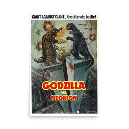 Godzilla vs. Megalon (1973) US Poster 02