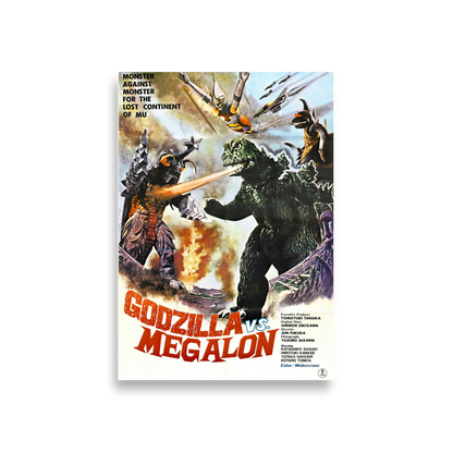 Godzilla vs. Megalon (1973) US Poster 01