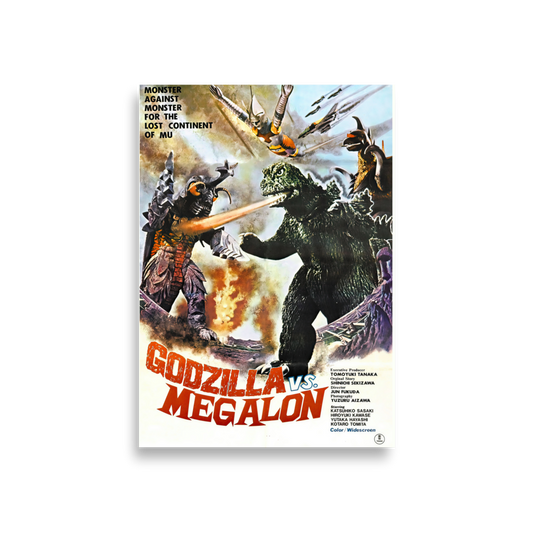 Godzilla vs. Megalon (1973) US Poster 01