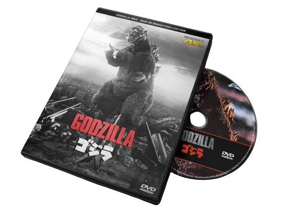 GODZILLA (1954) GOJIRA - 2024 NEW 4K REMASTER - DVD