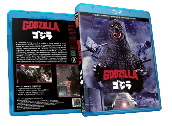 RETURN OF GODZILLA 1984 / 1985 DOUBLE FEATURE - US & JAP VERSION - BLU RAY