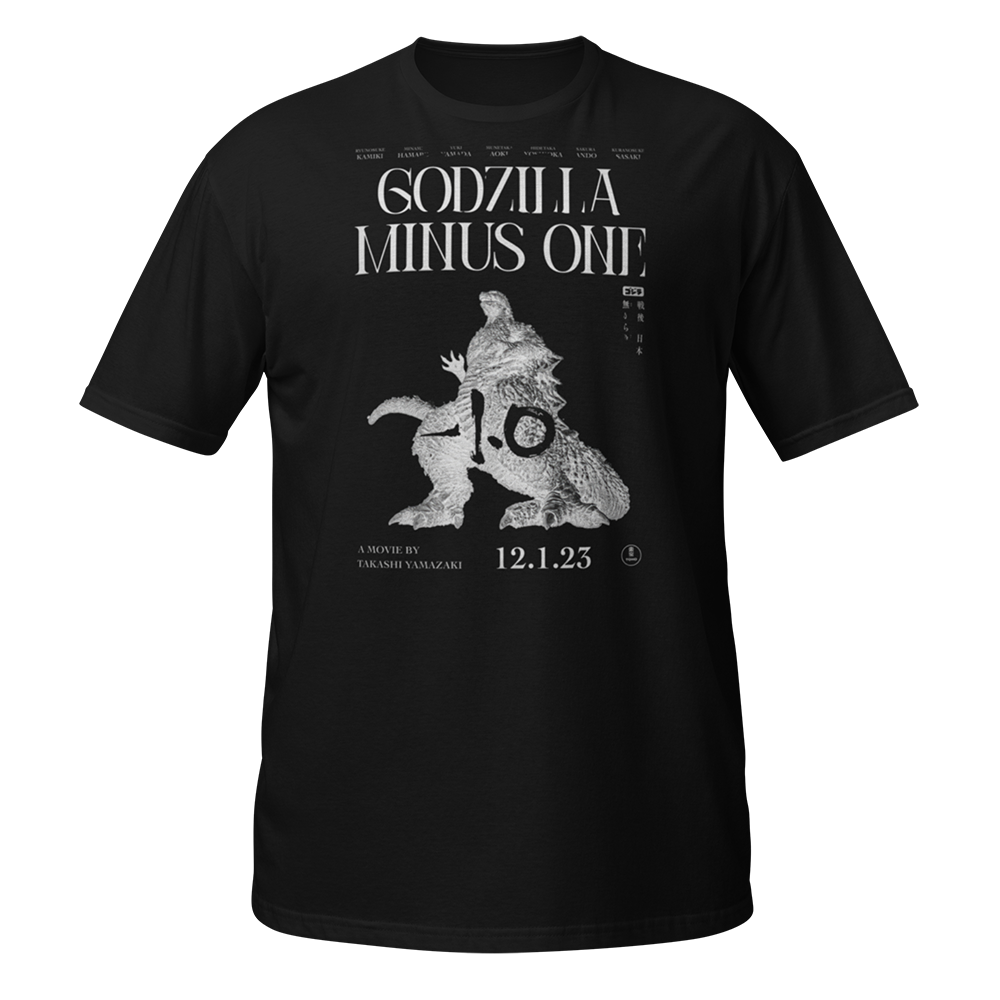 Godzilla Minus One T Shirt Black