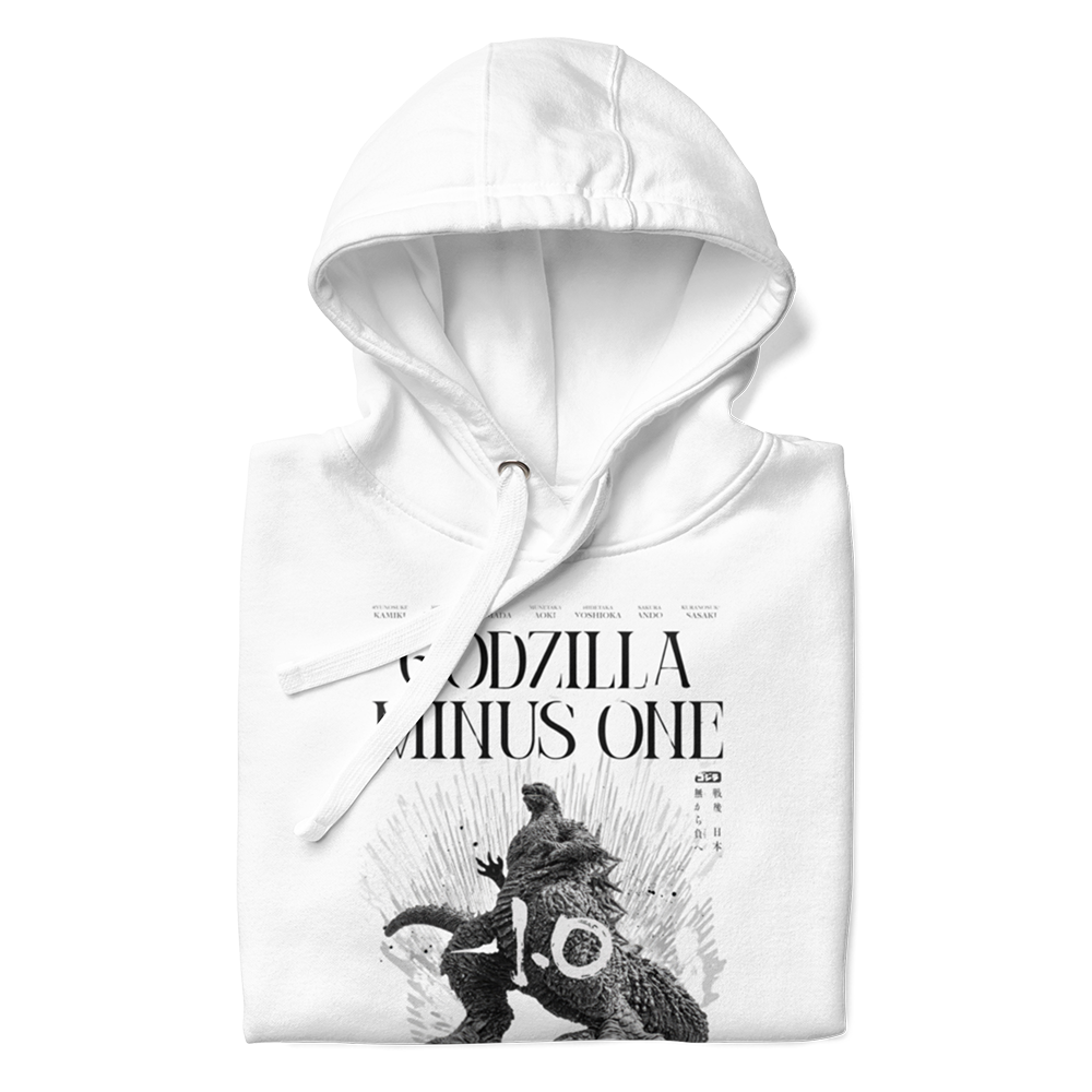 Godzilla Minus One Hoodie White