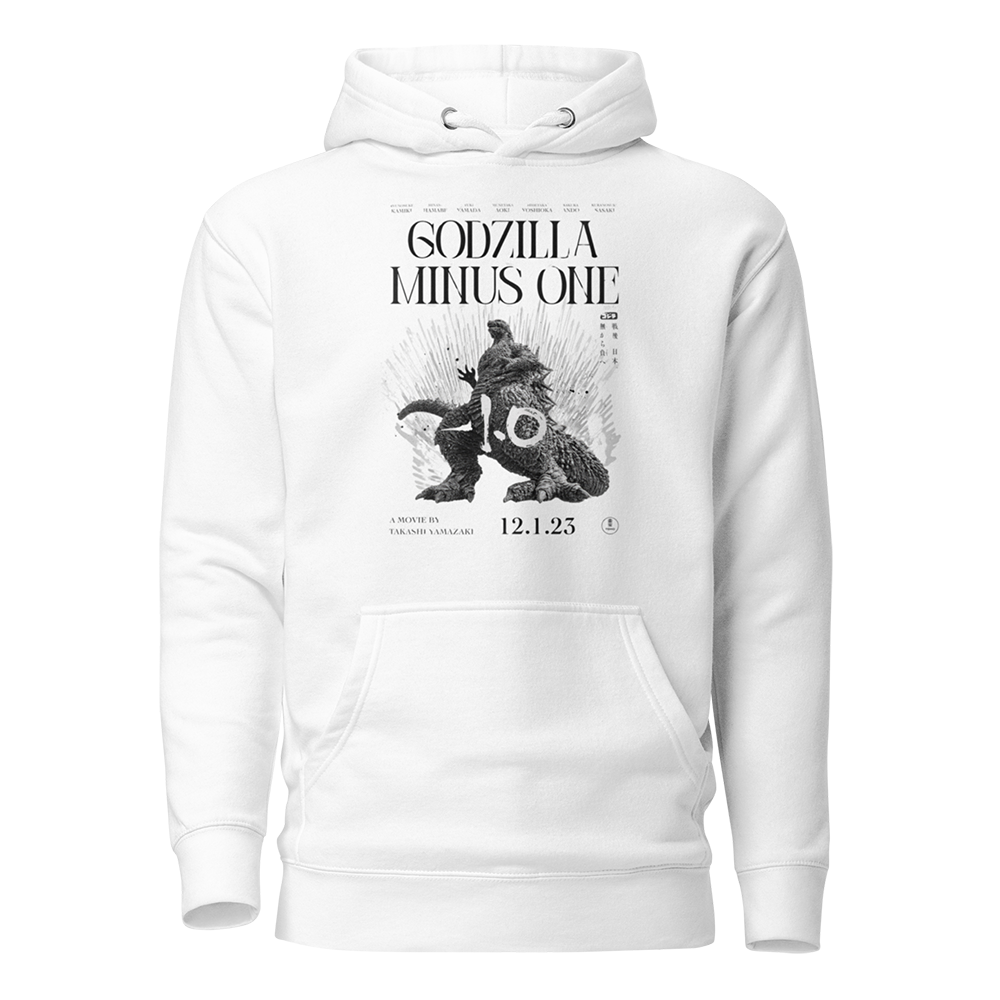 Godzilla Minus One Hoodie White