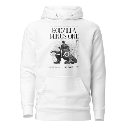 Godzilla Minus One Hoodie White