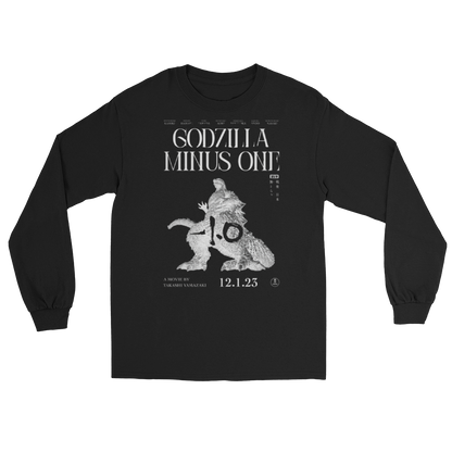 Godzilla Minus One Long Sleeve Shirt Black