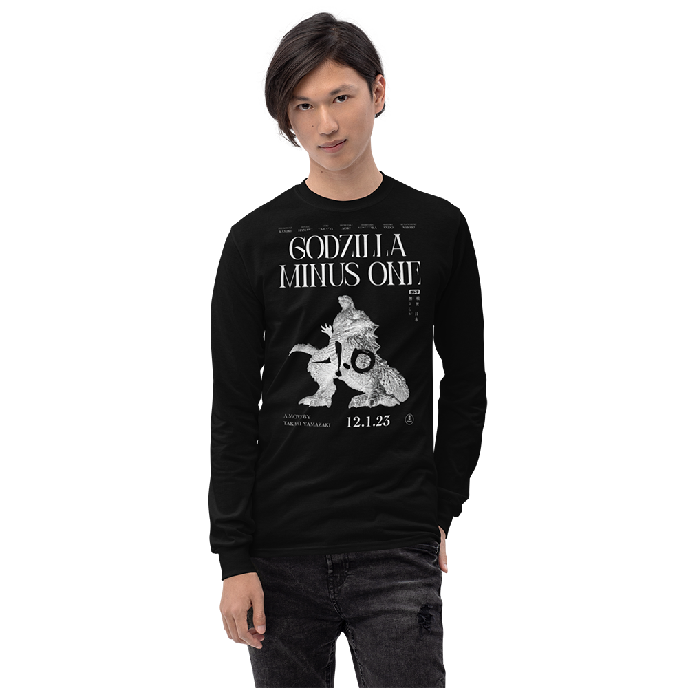 Godzilla Minus One Long Sleeve Shirt Black