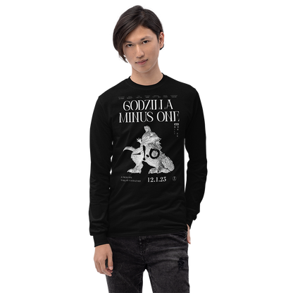 Godzilla Minus One Long Sleeve Shirt Black