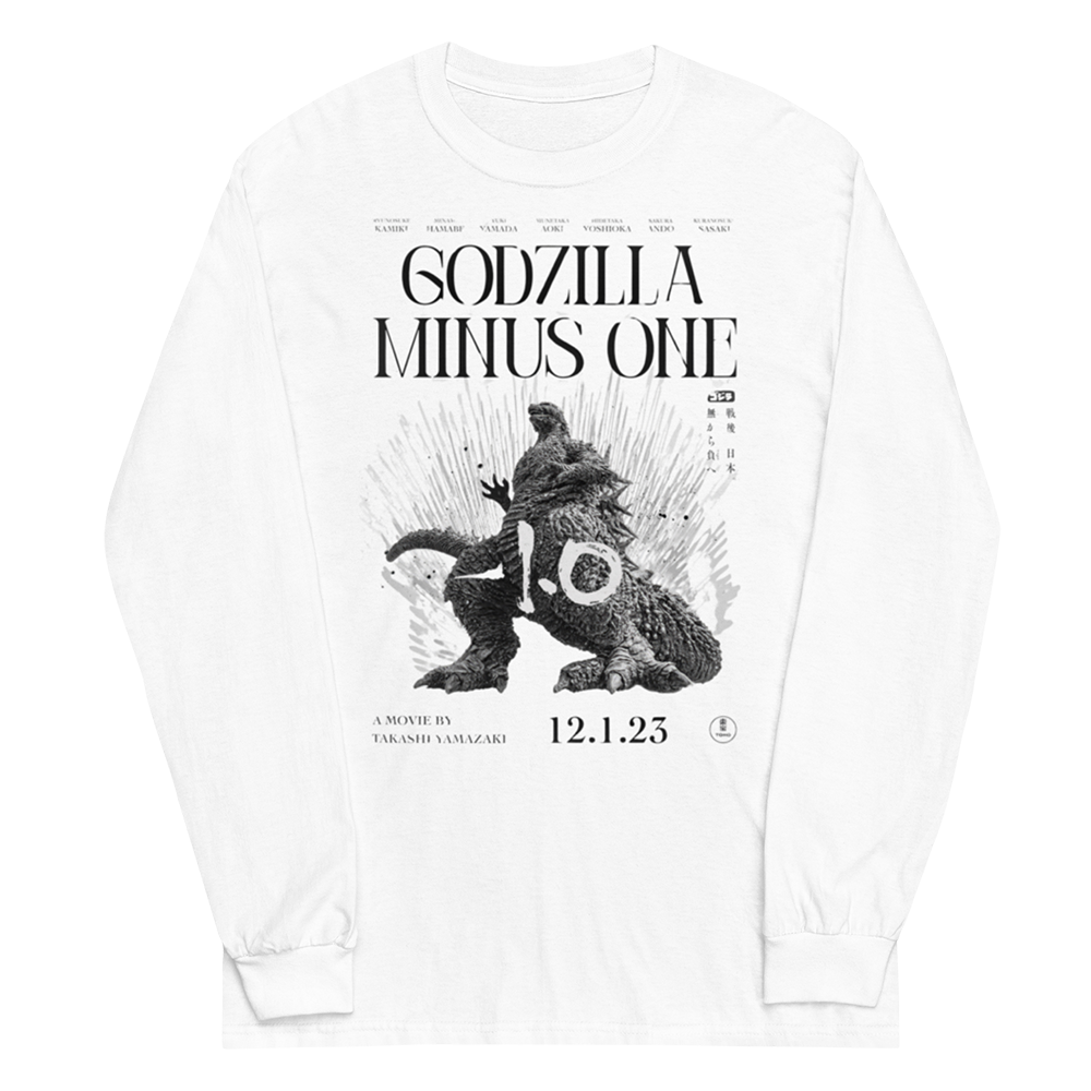 Godzilla Minus One Long Sleeve Shirt White