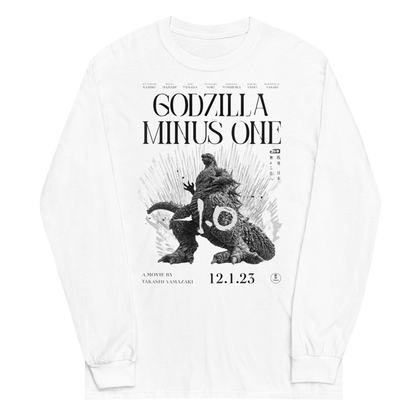 Godzilla Minus One Long Sleeve Shirt White