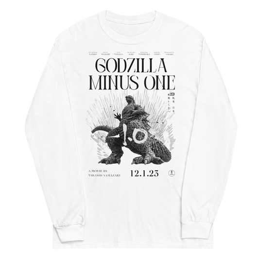 Godzilla Minus One Long Sleeve Shirt White