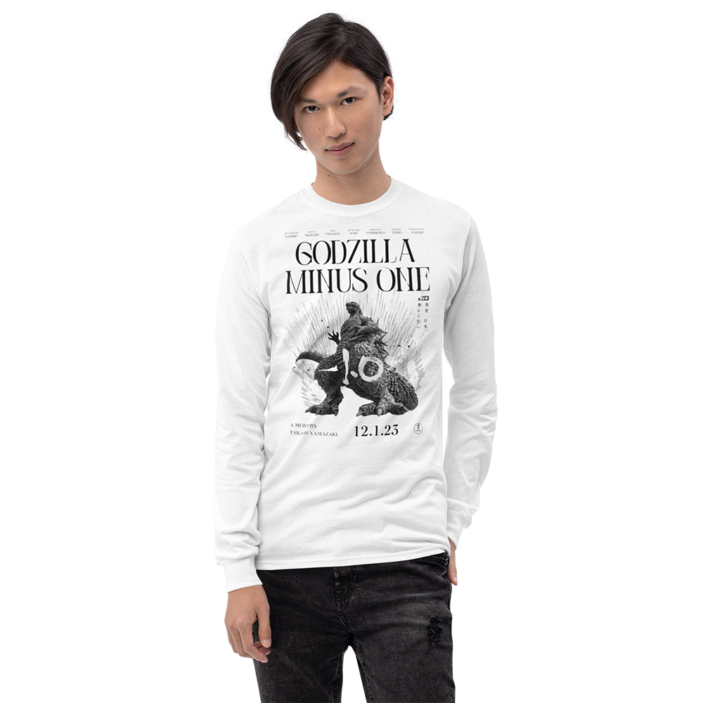 Godzilla Minus One Long Sleeve Shirt White