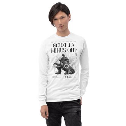 Godzilla Minus One Long Sleeve Shirt White