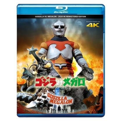 GODZILLA VS. MEGALON - NEW 4K REMASTER - JAP/ENG - BLU RAY