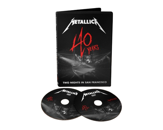 METALLICA 40 YEARS - TWO NIGHTS IN SAN FRANCISCO - 2 DVD DISCS SET