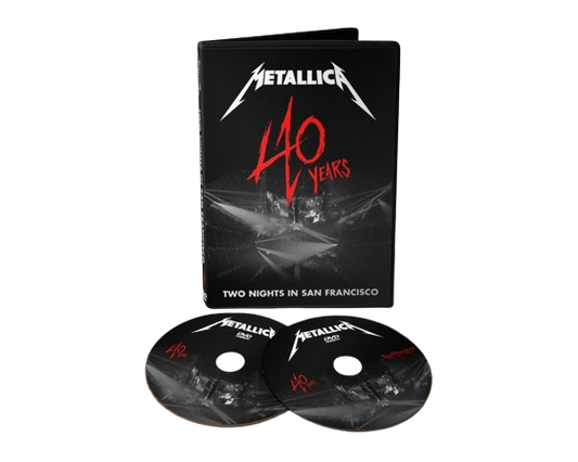 METALLICA 40 YEARS - TWO NIGHTS IN SAN FRANCISCO - 2 DVD DISCS SET